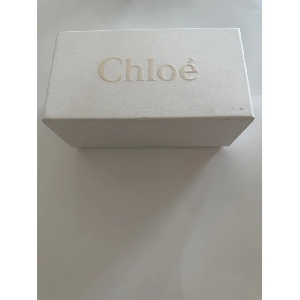 Chloé CE132SRI Poppy Geometric Oversized Sunglasses Women 58mm Lens Gold Retro